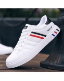 Men shoes outdoor Canvas Driving Shoes Men White Vulcanized Lazy Canvas Shoes Mens Designer Sneakers  Men Lace-Up kj6