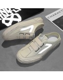 Mesh Half Slippers Men's Trend Sandals and Slippers Baotou Half Slippers Hollowed Out Breathable Men's Shoes 2023