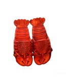   Lobster Slippers Men Funny Animal Flip Flops Cute Beach Casual Shoes Unisex Big Size Soft Home Slippers