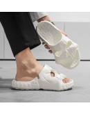 2023Man Summer Slippers Personalized Skull Design Couples  Outdoor Slides Thick Bottom EAV Beach Non-slip Leisure Slides