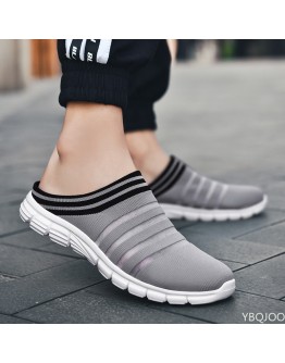 Men Shoes Lightweight Comfortable Breathable  Summer Shoes Women Flats Plus Size 35-46 Outdoor Walking Casual Shoes Men