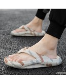  Summer Flip Flop Men's Trend Outer Wear Home Bathroom Slippers   Beach Shoes Men slippers men