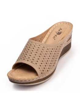  Summer Ladies Footwear Sandals With Rhinestones Women's Orthopedic Wedge Sandal Slipper Female Medical Nurse Clogs Pump
