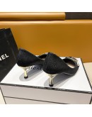 2023 Fashioon Shoes For Women Cute Blue Comfortable Office High Heel Shoes Lady  Sweet Spring Slip On High Heel Pumps